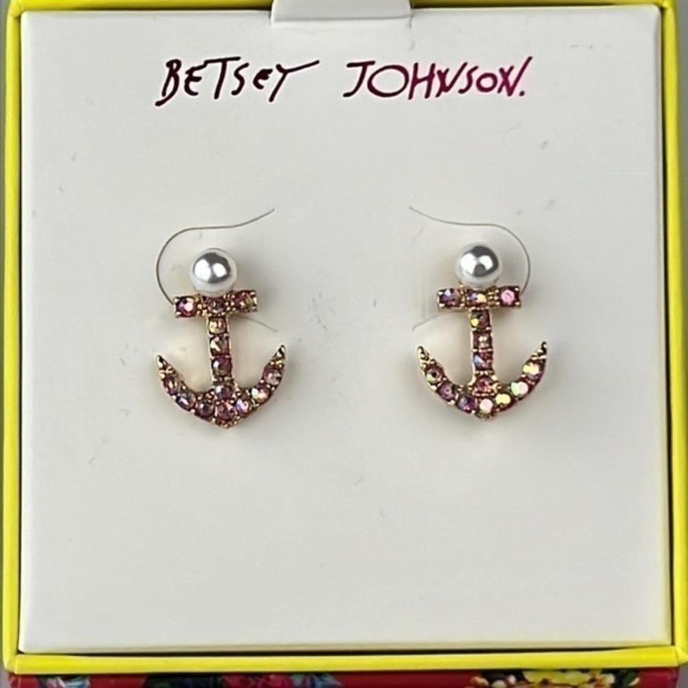 Betsey Johnson - ‘Anchors Away’ earrings. NWT